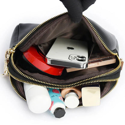 Pénélope | Sac à Bandoulière en Cuir Souple Compact