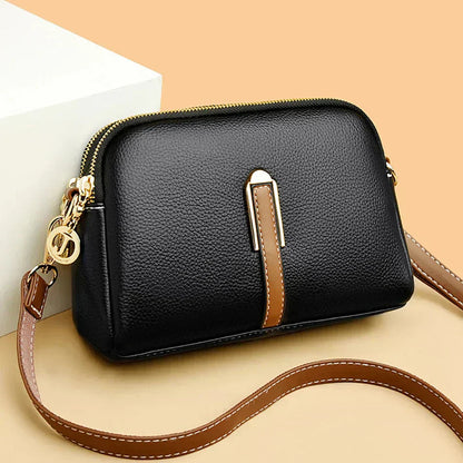 Pénélope | Sac à Bandoulière en Cuir Souple Compact