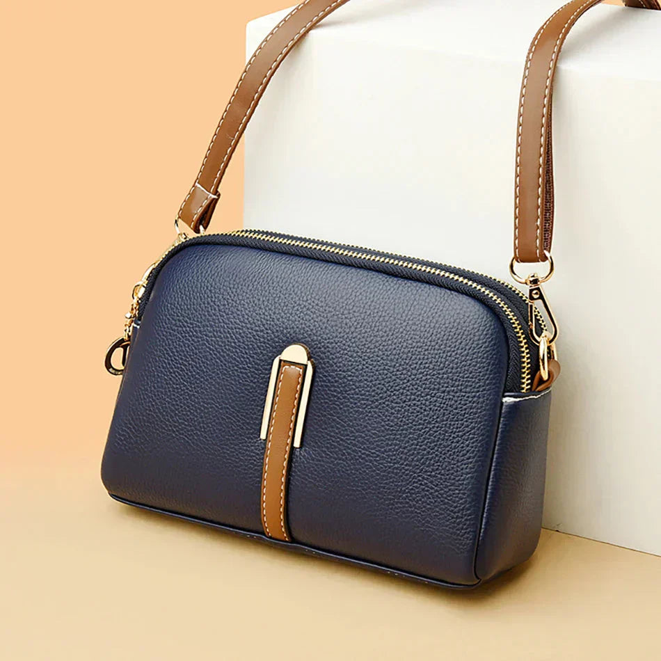 Pénélope | Sac à Bandoulière en Cuir Souple Compact