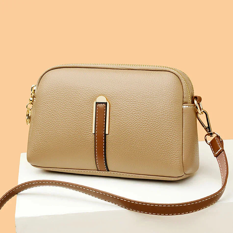 Pénélope | Sac à Bandoulière en Cuir Souple Compact