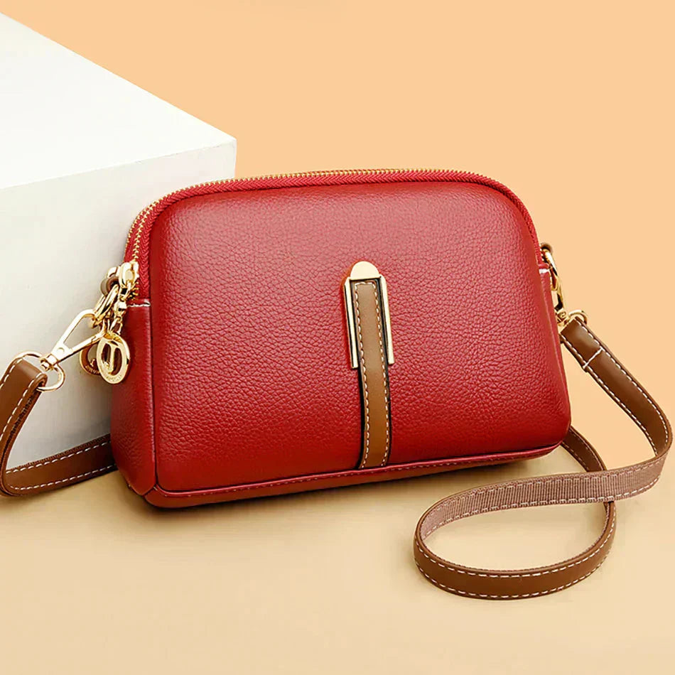 Pénélope | Sac à Bandoulière en Cuir Souple Compact