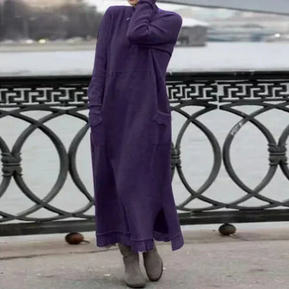 Wafa - Robe Longue Élégante et Confortable