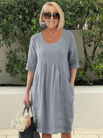 Renée | Robe Midi avec Poches