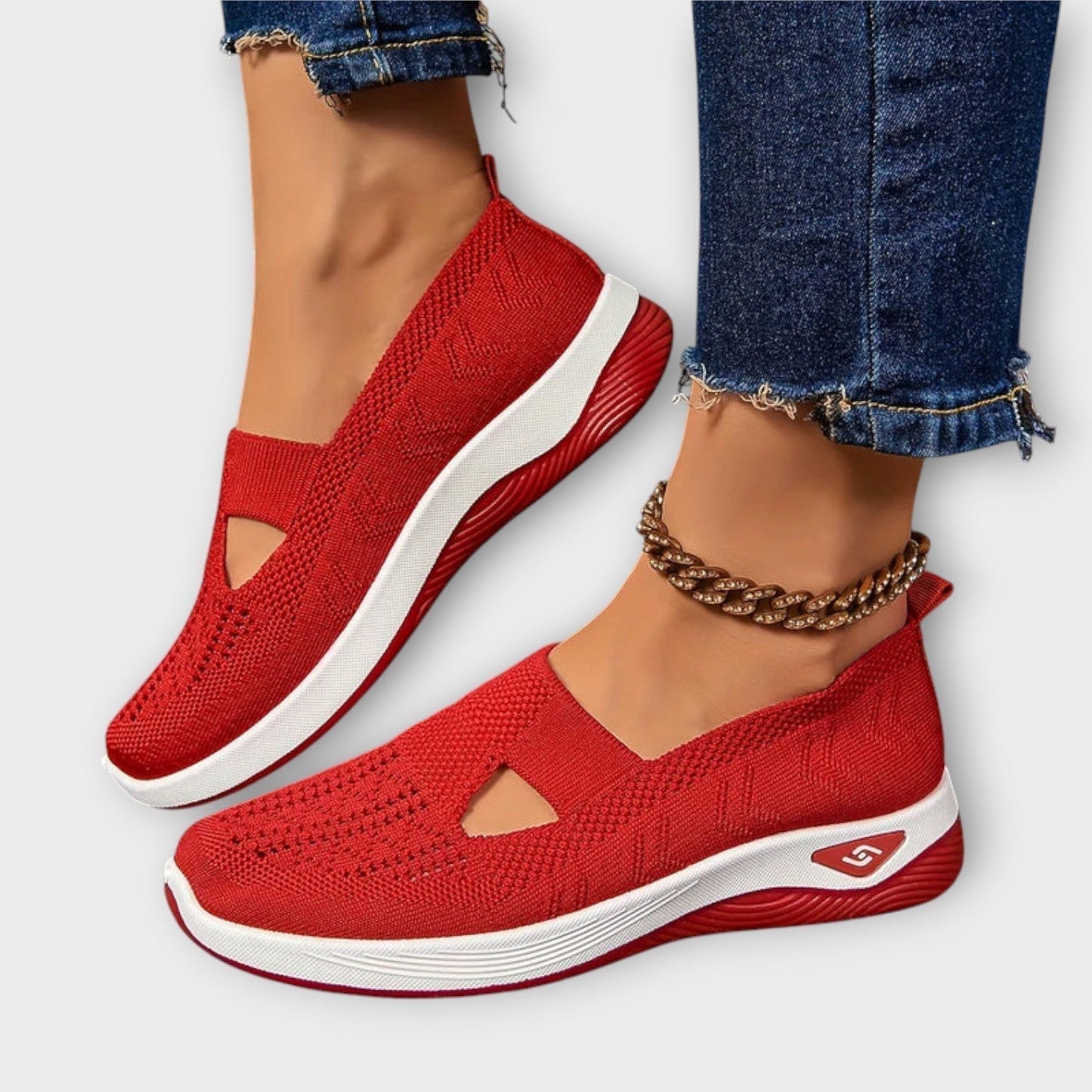 Baskets Slip-On Confort en Tricot
