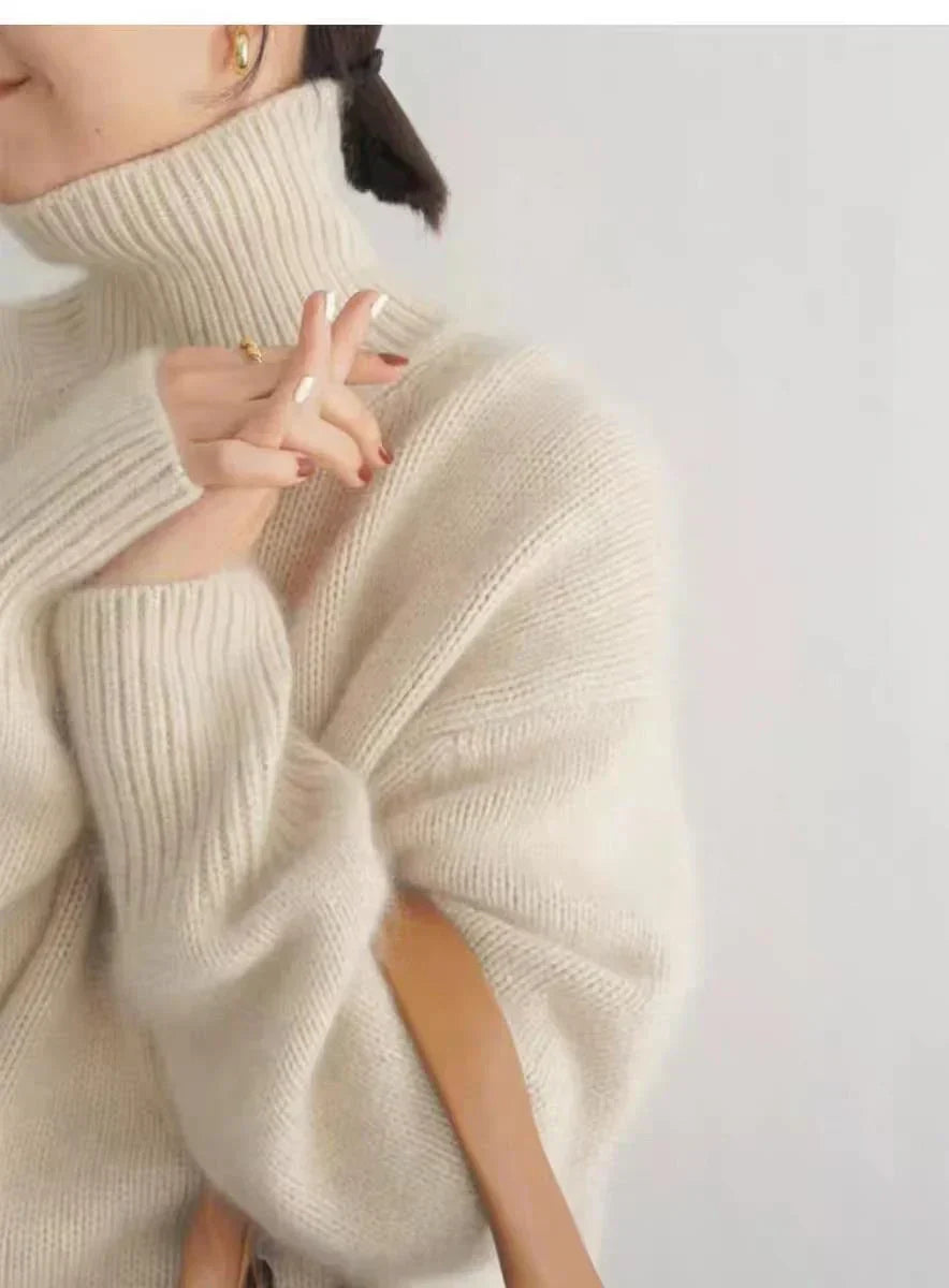 Lisette | Pull col montant en cachemire