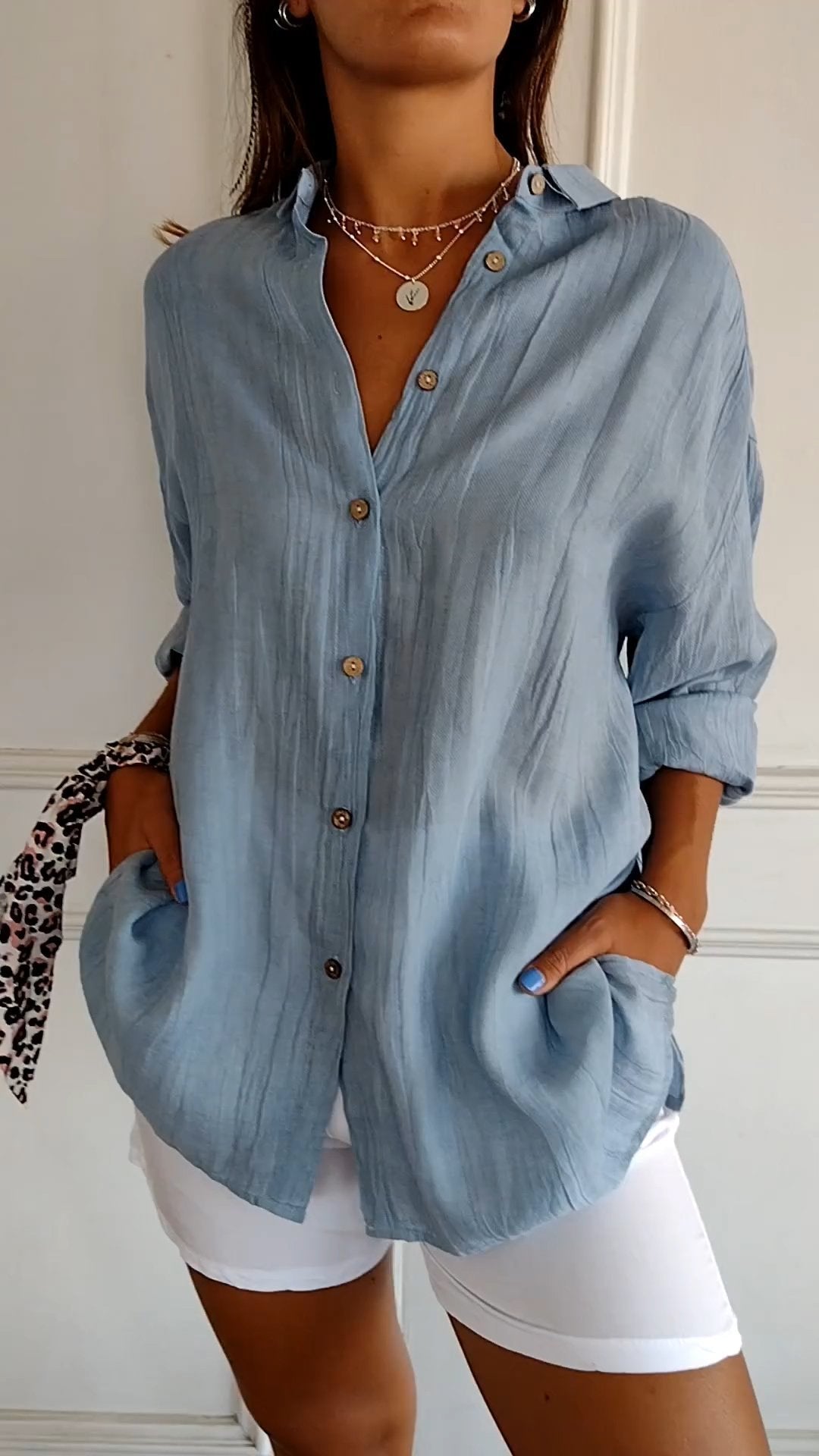 Emily | Blouse Oversize Élégante