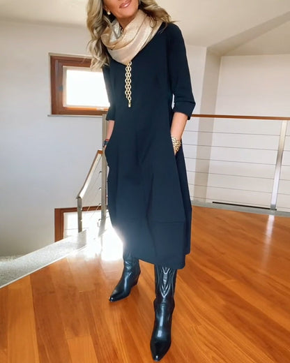 Jennifer | Robe d'Élégance Casual Gracieuse