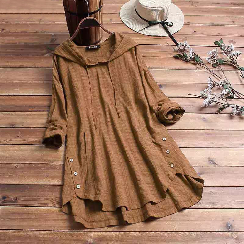 Blouse Antoinette Ternet avec Capuche - Style Quotidien Confortable
