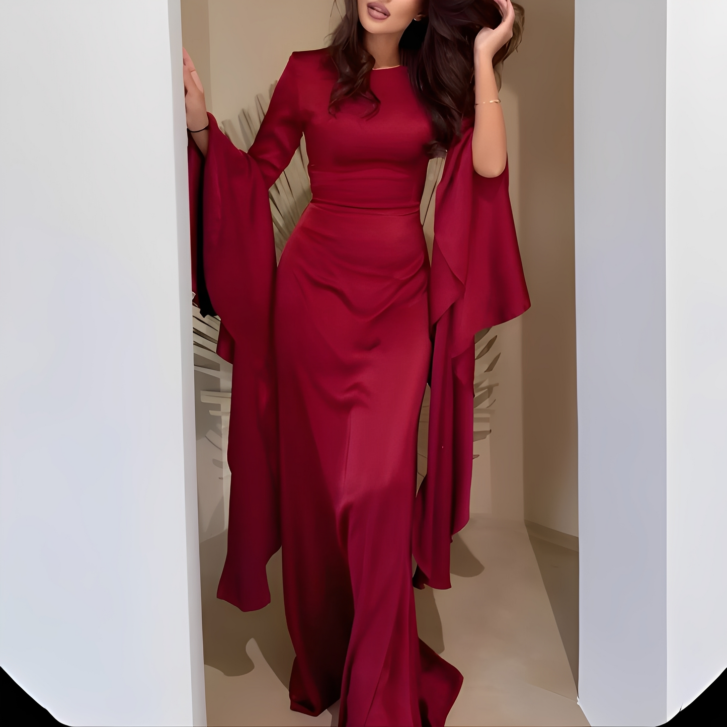 Cosete - Robe élégante à manches longues pour femmes