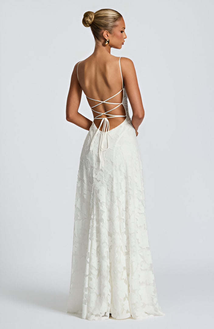 Robe Maxi Corset en Dentelle Eloisa