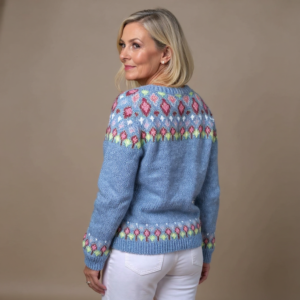 Quinnie | Cardigan Islandais Vintage