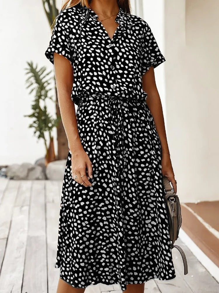Elaine | Robe Chemise Chic Pour Femme | Midi