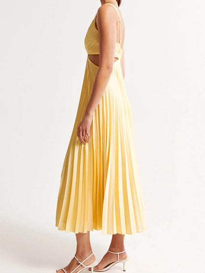Robe de Soirée Plissé pour femme | Midi