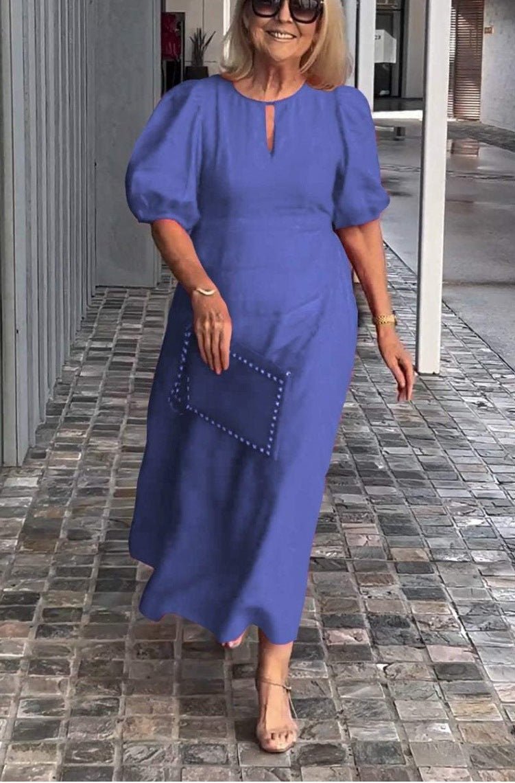 Glaidy - Robe Midi Élégance Classique