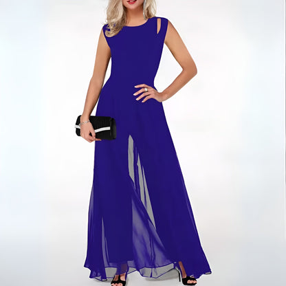 Robe de soirée sans manches pour femme | Midi