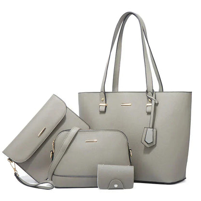 Ensemble de Sacs en Cuir de 3 Pièces : Sac à Main et Sac à Épaule