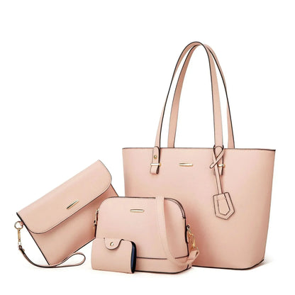 Ensemble de Sacs en Cuir de 3 Pièces : Sac à Main et Sac à Épaule