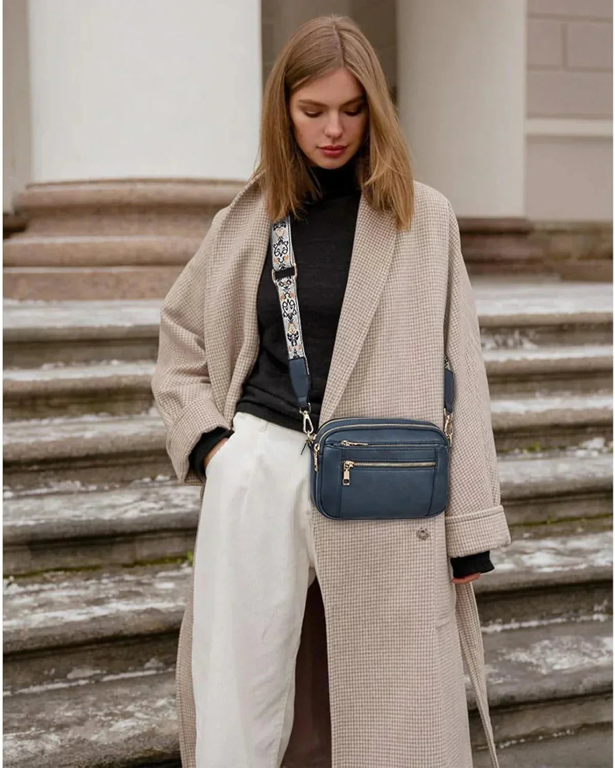 Sac Nylah Crossbody avec Sangles Colorées