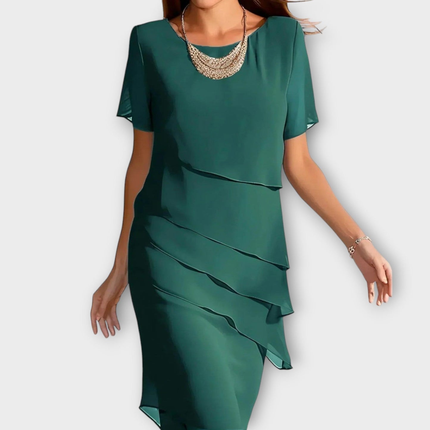 Harrieta | Robe avec couverture pour l'abdomen
