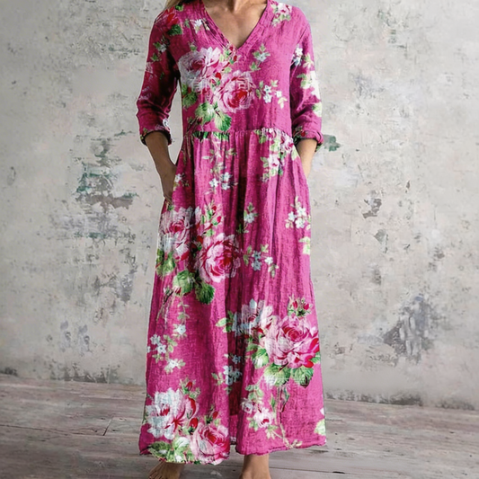 Lana | Robe Élégante Imprimée