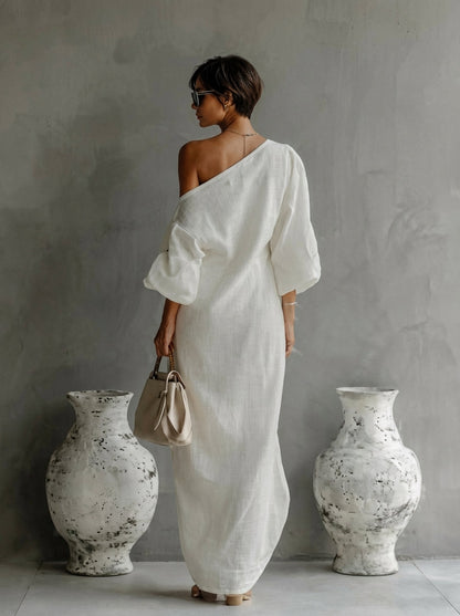 Nelle™ - Robe Maxi Élégante