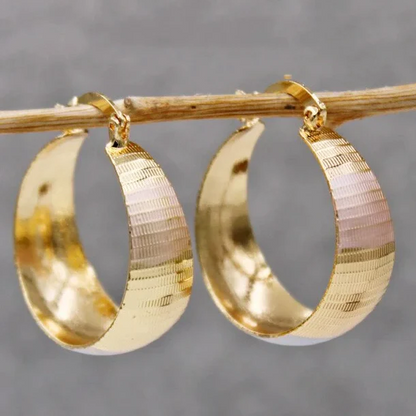 Boucles d'oreilles en or sophistiquées
