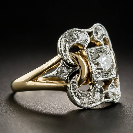 Firenze Luxe - Bague en Or avec Zirconium