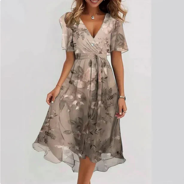 Margaretha - Robe d'été sexy avec décolleté en V