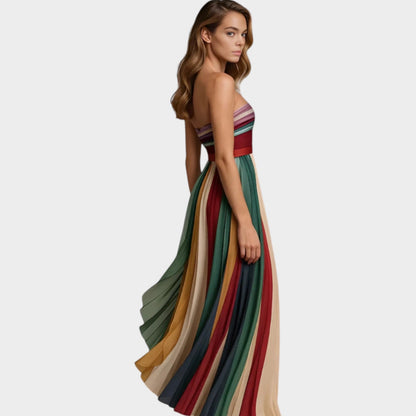 Robe Maxi Plissée Aurora