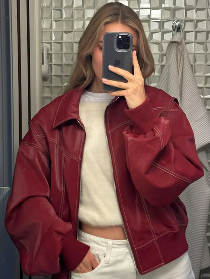 Veste Oversized Contrastée - Vente Limitée