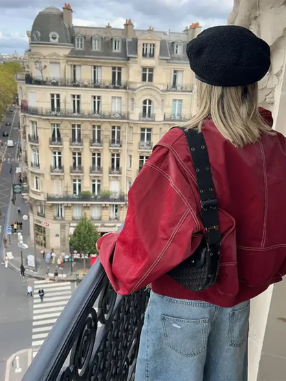 Veste Oversized Contrastée - Vente Limitée