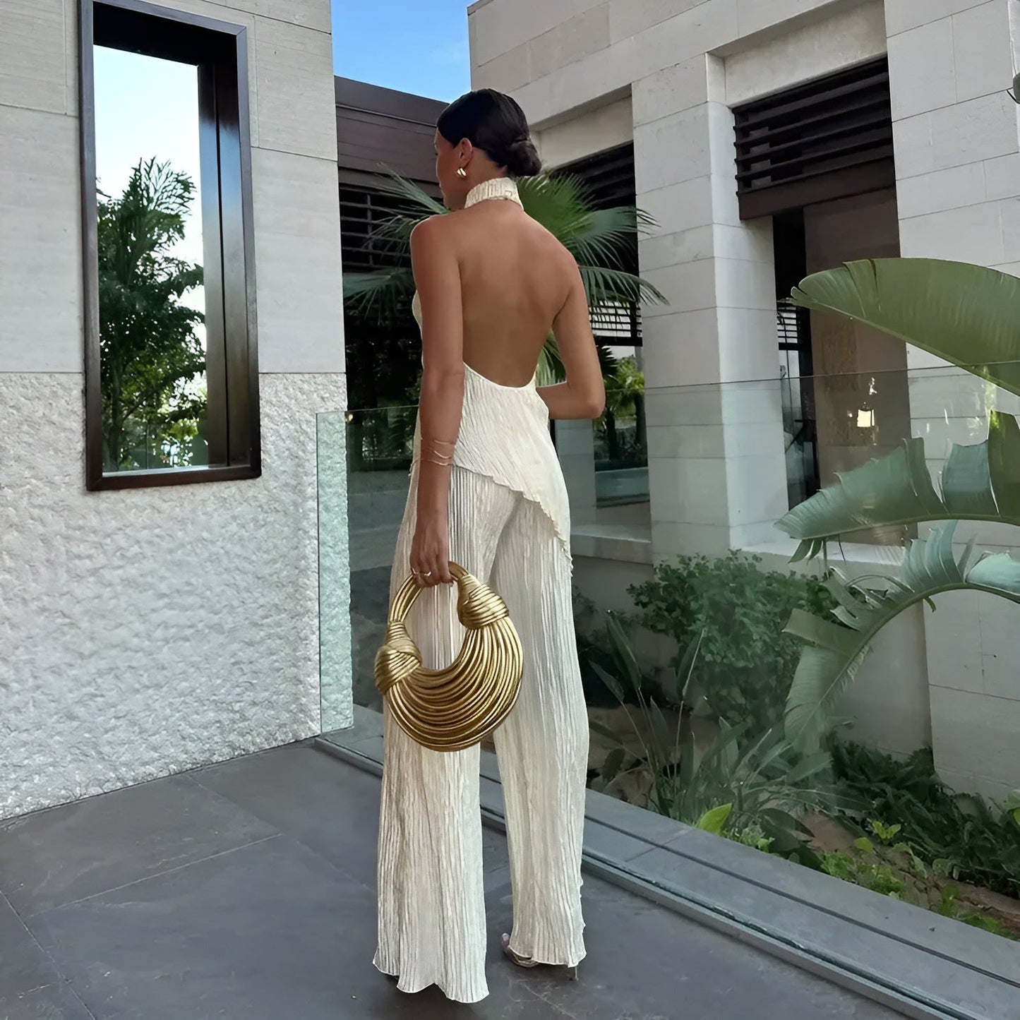 Luchie - Ensemble Halter Chic Élégant