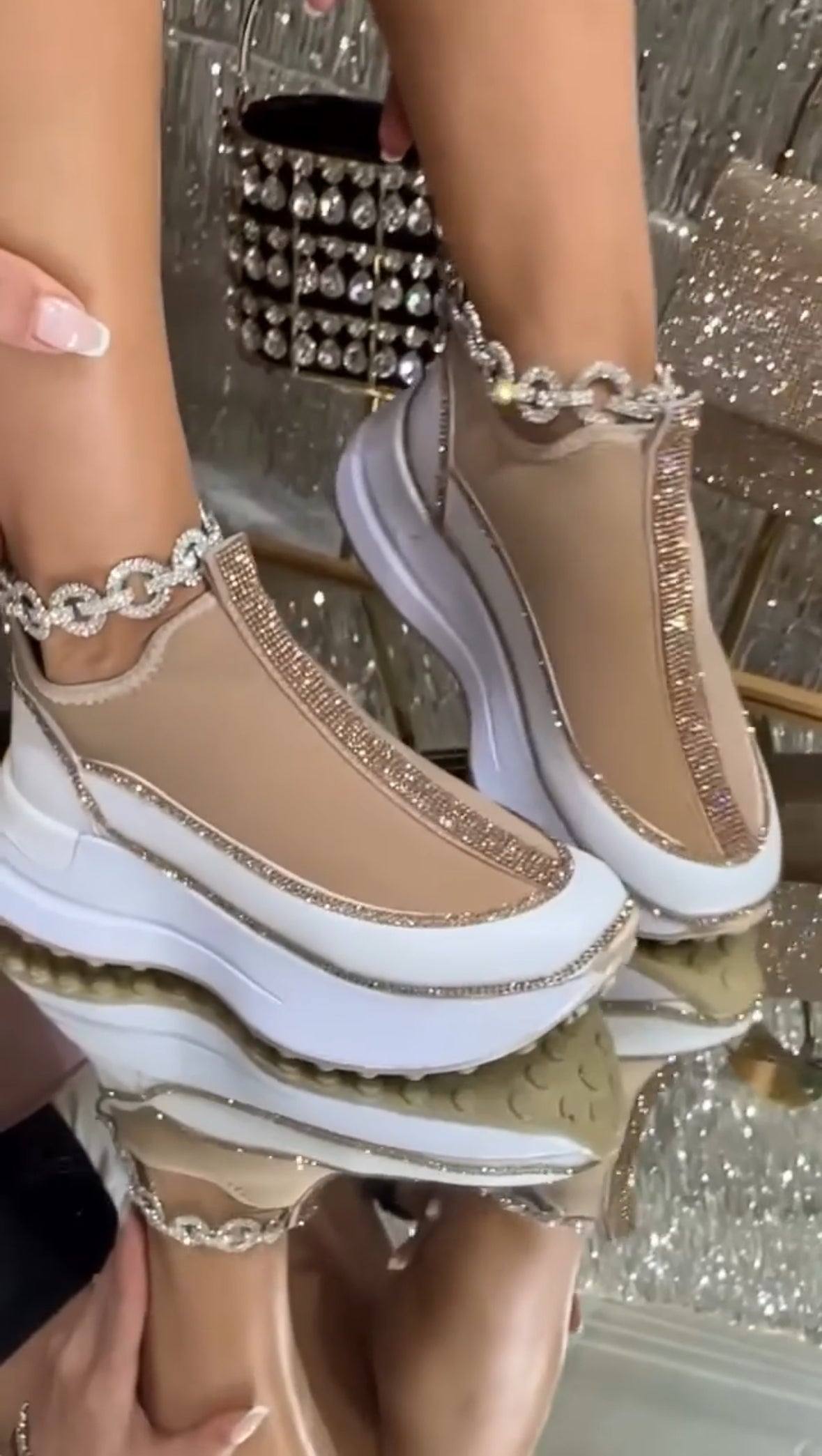 Glittera - Baskets Brillantes et Sophistiquées