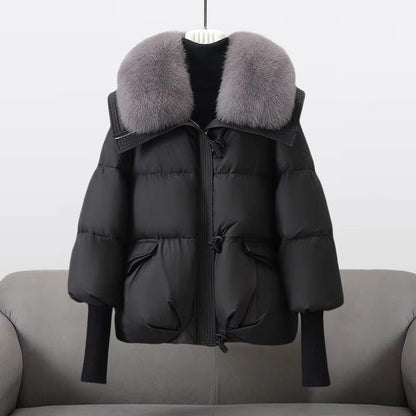 Aurora™ | Veste Glam en Plume Réelle