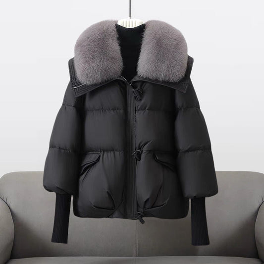 Aurora™ | Veste Glam en Plume Réelle