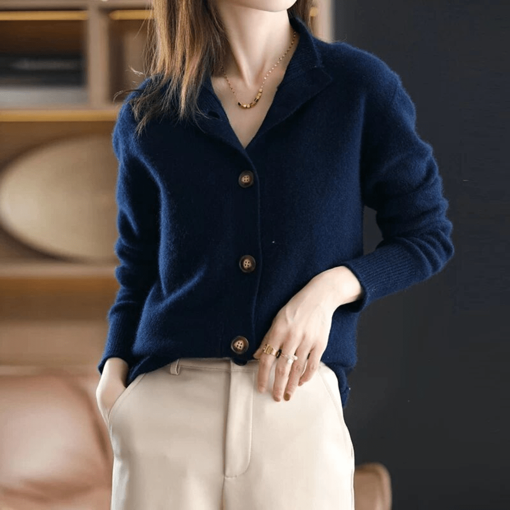 Anny - Gilet en Cachemire de Luxe