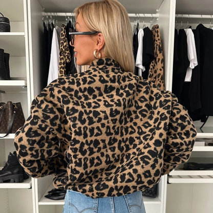 Elodie | Veste en Léopard Élégante