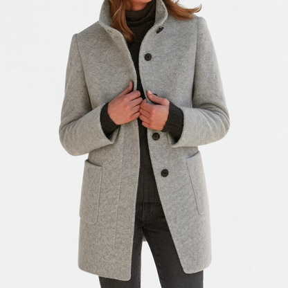 Valentina - Veste femme confortable avec col montant