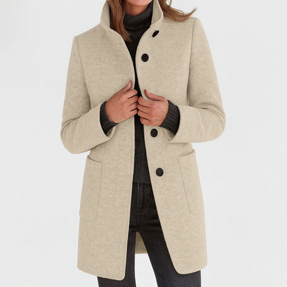 Valentina - Veste femme confortable avec col montant