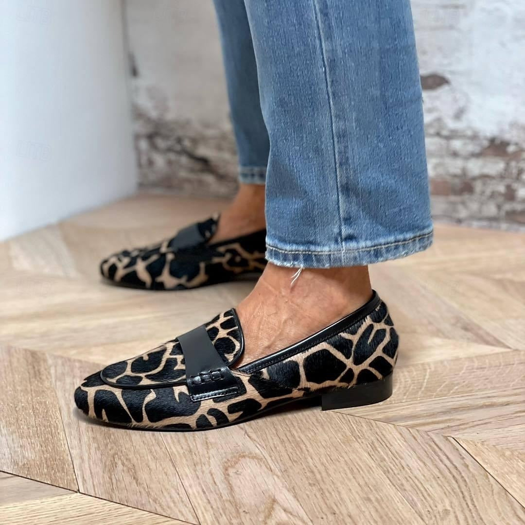 Katherina - Mocassins élégants avec détail noir pour femmes