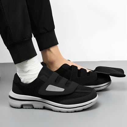 Justin - Chaussures plates élégantes avec semelle blanche pour femmes