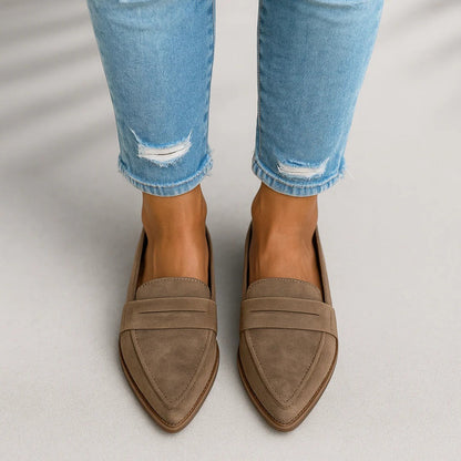 Annalise - Mocassins décontractés à bout pointu pour femme