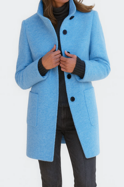 Valentina - Veste femme confortable avec col montant