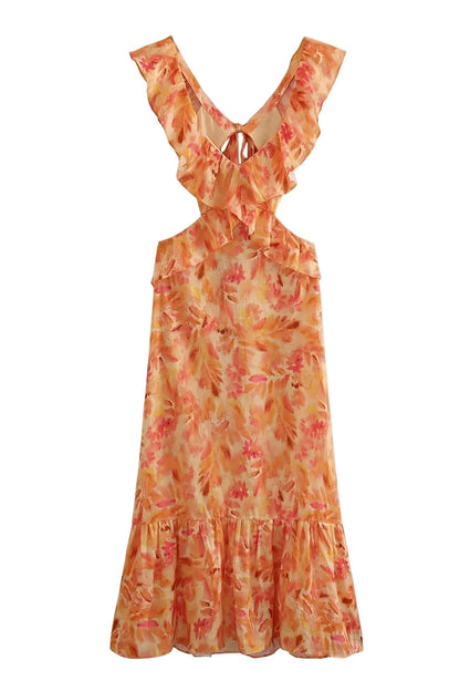 Sasha - Élégant robe maxi sans dos pour femmes