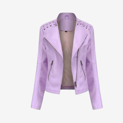 Fleur™ Veste de Moto Courte