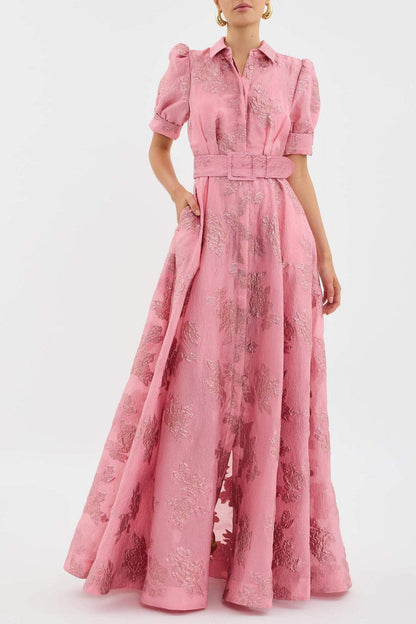 Anabella | Robe à Manches Courtes Bouffantes