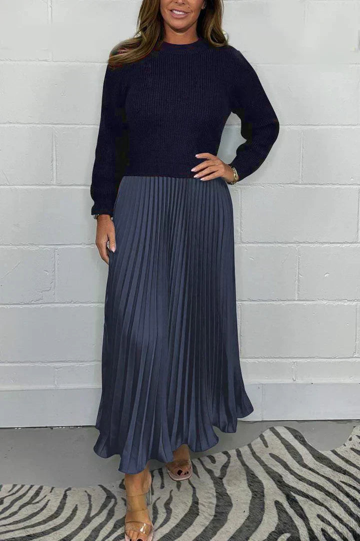 Claire | Élégant robe en tricot 2 en 1