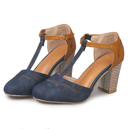 Clarina - Scarpe con tacco a blocco eleganti