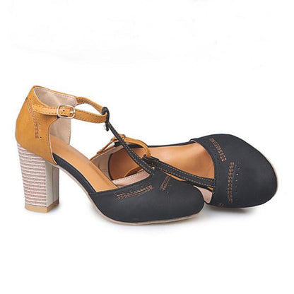 Clarina - Chaussures à talon bloc élégantes