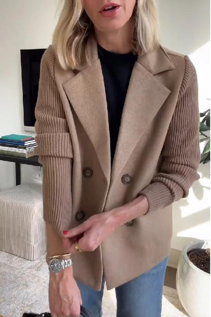 Lenora™ - Blazer Chic en Tricot à Manches